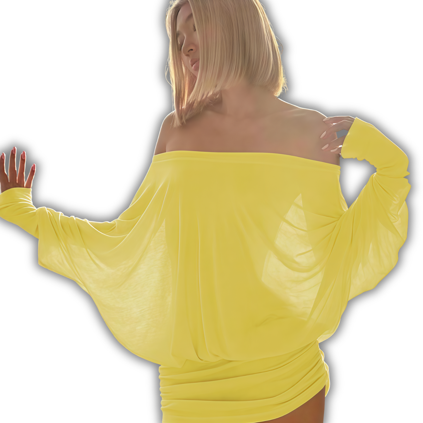 Threadz™ Off-Shoulder Ruched Dress